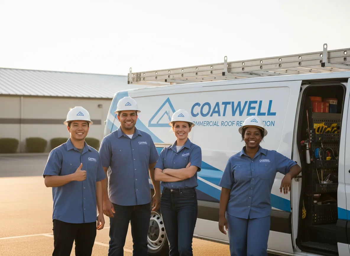 Commercial roof coating company in Sparkman, AR